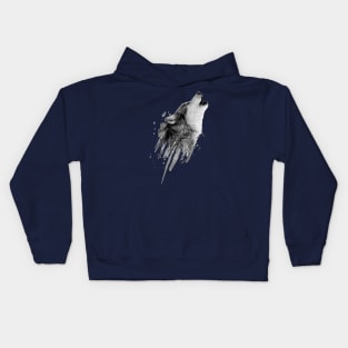 Howling Wolf Kids Hoodie